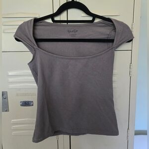 Brandy Melville Charcoal Gray Top